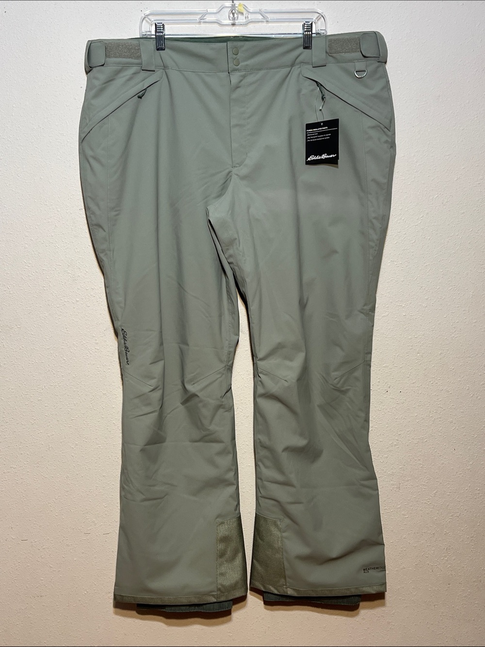 Eddie Bauer WR Funski Insulated Sage Outdoor Hiking Pants Size 2X